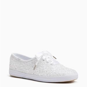 Brand new with box Keds X Kate Spade New York Champion Glitter Sneakers